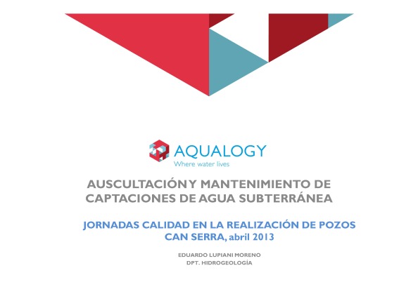 2Presentación Pozos Lupiani-Aqualogy 2013  Can Serra